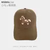 Gorra de Béisbol de Dibujos Animados de Pony Linda para Mujer, Sombrero de Sol Estilo Japonés para Primavera y Verano, Gorra de Pico Dulce Versátil Estilo Universitario