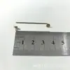 Accesorios para joyería DIY aguja de 7 caracteres con cabeza de tapón de aguja larga roscada material cuproníquel broche aguja puntiaguda aguja de nueve caracteres