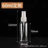 Frasco Spray Transparente 100ml Frasco Dosador de Plástico Frasco Spray para Loção de Viagem Frasco Spray Tipo Push Frasco Spray Pequeno