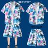 Camisa de Playa Isla Hainan Traje para Hombre Sanya Viajes Hawái Talla Grande Camisa Floral para Hombre Shorts Estampados para Hombre