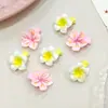 Novo Presilha de Cabelo Fofa de Flor de Pessegueiro para Crianças Presilha de Cabelo de Flor de Ovo Tira de Cabelo Anel de Cabelo Flor Presilha Lateral Corda de Cabelo Acessórios de Cabelo