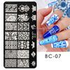 Nail Art placa de transferência atacado borboleta pingente de renda padrão de renda padrão de balé padrão de transferência de unhas Modelo