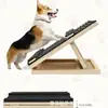 Marco de escalada de madera para perros, escalera de escalada de madera maciza para mascotas, escalera auxiliar inclinada para perros pequeños y gatos, marco de escalada de madera para perros conveniente y antideslizante