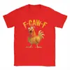 Camiseta Engraçada F Caw F Frango Fcawf Frango Homens Engraçado Cott