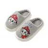 Pantuflas de Algodón para Niños de Paw Patrol para Todas las Estaciones, Niños y Niñas, Perros Lindos de Dibujos Animados, Primavera y Otoño, Pantuflas de Casa para Interior