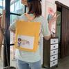Bolso de Lona de Gran Capacidad para Mujer Bolso Tote de Hombro 2024 Verano Nuevo Estilo Coreano Bolso Cruzado Bolso para Tutorías de Estudiante