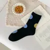 Novas Meias Femininas Estilo Japonês com Bolinhas para Outono e Inverno 2026, Meias de Algodão Absorventes de Suor e Respiráveis, Meias Longas Zhuzji Atacado