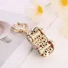Chaveiro de Carro Fusca Feminino Fofo Pingente de Bolsa com Strass Chaveiro de Metal Criativo Presentes de Comércio Exterior Venda por Atacado