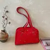Bolsa de ombro com bordado de estrela estilo coreano para mulheres, novo design moderno 2026 para trabalho e deslocamento