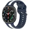 Adecuado para Correa de Rayas Verticales para Samsung Watch8/9, Correa de Silicona para Galaxy Watch8Classic, Pulsera Bicolor