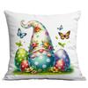 Nueva funda de almohada de Pascua transfronteriza de Amazon, con forma de huevo de conejo, para el hogar, sofá, cojín, funda de almohada decorativa