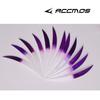Accesorios para arco y flecha, 5 pulgadas, para tiro con pavo, plumas reales, arco y flecha, plumas en forma de gota, plumas con cabeza mareada, venta directa de fábrica