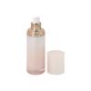 Set de Cuidado de la Piel Color Oro Rosa Botella Redonda de Acrílico Botella para Loción Botella para Empaque de Esencia Tarro Vacío para Crema