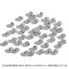 Aleación Imitación Cuentas Redondas Huecas Cuentas Sueltas Cuentas Espaciadoras Accesorios para Joyería DIY Pulsera Collar Conector Colgante Fábrica Venta al por Mayor