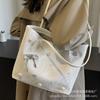 Bolso Tote con Lazo y Perlas para Mujer 2026 Nueva Moda Casual para Viajes Diarios Bolso Grande de Gran Capacidad Bolso de Hombro para Mujer