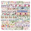 ColeçãoAdesivos transparentes PET multiestilo, um conjunto completo de adesivos decorativos fofos, estilo retrô do milênio, para DIY, atacado