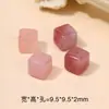 Azúcar de Cristal Natural Cubo Espaciador Cuentas Accesorios Hecho a Mano DIY Pulsera Collar Colgante Aguamarina Cuadrado Pequeños Accesorios Mayoreo
