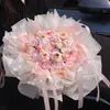 Ramo de Alas Rosa Eterna Beso de Hada Flor de Jabón Regalo Qixi para Novia Mejor Amiga Regalo de Cumpleaños
