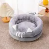 Nido para Gato Semi-Cerrado Casa para Gato Cama para Gato Casa para Gato Suministros para Mascotas Villa Nido para Gato Resistente a Manchas Nido para Gato Mascota