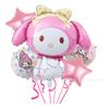 Directamente del fabricante: Set de Globos de Papel Deluxe Kuromi con Papel de Aluminio para Decoraciones de Cumpleaños Infantiles, Suministro al por Mayor