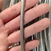 Alambre de Hierro Galvanizado Anti-óxido Hilo de Hierro Doméstico Cable para Manualidades DIY Alambre para Atar Colgador de Cortina Tendedero 8/14 Fino Suave