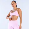Yu An Nailon Mate Cuello Redondo Hombro Recto Correa de Hombro Sujetador de Fitness Sin Costuras Yoga Deporte 0322 Ropa Deportiva