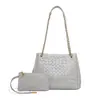 2025 Nova Bolsa de Tecelagem Manual de Alta Qualidade Versátil Bolsa de Ombro Transversal Tote Moda Feminina Bolsa de Corrente Parachute