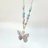 Cerámica de Jingdezhen Fresa Dulce Fresca Dopamina Con Cuentas Nicho Dulce Clavícula Blanqueamiento Temperamento Regalo Collar
