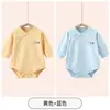 Ropa Jingqi para Bebés Recién Nacidos Otoño e Invierno Mameluco Térmico de Polar Caliente Mono de Manga Larga Atuendo de Invierno