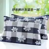 Toalla de Almohada Grande Algodón Par Tres Capas Gasa Adulto Cabeza de Almohada Pañuelo de Cabeza Remate Absorbente de Sudor Parejas Estilo Europeo Toalla de Almohada