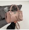 Bolso de Mano Retro de Moda Platino para Mujer 2025 Verano Nuevo Lujo Accesible Bolso de Hombro de Gran Capacidad Bolso Cruzado para Viajeros