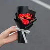 Ramo de Coche Salida de Aire Aromaterapia Creativo Ramo Seco Eterno Adornos de Decoración para Coche Clip sin Pinza para Aroma de Aire Acondicionado Rosa