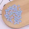Miçangas de Vidro Coloridas com Revestimento Gradiente Estrela de Cinco Pontas Miçangas com Furo de Formato Especial Miçangas Soltas para Pulseira Colar DIY Acessórios de Joias
