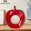 Adornos Modernos Minimalistas de Cerámica para Sala de Estar con el Carácter "" (Fortuna), Estante para vinos, Armario para vinos, Decoraciones para mueble de TV, Lujo ligero para mudarse a una casa nueva