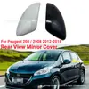 Aplicável a Peugeot 208 2008 capa do espelho retrovisor capa do espelho de ré decoração da carcaça do espelho retrovisor galvanizada 2012-2018