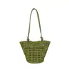 Bolso Tejido Hueco para Mujer 2026 Primavera Nuevo Estilo de Alto Valor Gran Capacidad Bolso Tote de Moda Versátil Bolso de Mano Bolso de Hombro