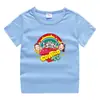 Ropa infantil nueva de 2023, camiseta de manga corta de verano para niños, camisa de algodón para niños y niñas, camiseta de media manga para bebés, top para niños