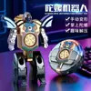 Juguete giratorio Fidget spinner, robot transformable, girador mecánico para dedos, juguete antiestrés para niños, niños y juguete educativo