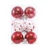 Suprimentos de Natal PET transparente bola de Natal bola de plástico bola de Natal caixa de presente decorações de árvore de Natal peças penduradas