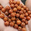 Jade Jade A Artículos Jade Rojo Loto Perlas de Jade Perlas de Jade Sangre de Pollo Rojo Verde Seco Loto Pulsera Collar Accesorios Perlas