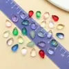 Horquilla Estilo Antiguo Colgante Gota de Agua Cuentas Sueltas de Cerámica Esmaltada de Colores Colgante de Borla Accesorios para Tocados Hanfu Materiales para Manualidades