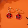 Pendantes Europeus e Americanos de Halloween Fantasma Abóbora Fantasma Morte Brincos de Gotejamento de Óleo Brincos Góticos de Halloween