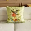 Venta Caliente Almohada Decorativa de Dibujos Animados Estrella Persona Cojín de Respaldo para Silla de Oficina Dormitorio Sala de Estar Respaldo de Sofá Funda de Almohada Extraíble