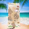 Toalla de Playa de Capibara Nueva Transfronteriza Toalla de Baño de Microfibra de Dibujos Animados para Niños Capibara Absorbente Secado Rápido