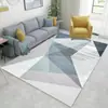 Tapete Impresso em 3D em Estoque Tapete Geométrico Nórdico para Entrada Tapete para Quarto com Janela de Canto Tapete ao Lado da Cama Tapete para Mesa de Centro da Sala de Estar Sofá