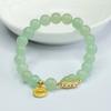 Pulsera de Jade Aventurina Natural de Guan Yu Pulsera con Colgante de Calabaza y Dragón Joyería Año del Dragón Venta al por Mayor Dropshipping S4012802
