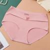 Bragas de Seda de Hielo de una Sola Pieza sin Costuras de Cintura Media Levanta Glúteos y Recoge Vientre Tela Fría de Seda de Hielo Ropa Interior Sexy para Mujer Versátil