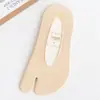 Calcetines de verano finos de corte bajo tipo barco al por mayor, de malla, absorbentes de sudor, transpirables, calcetines de dedo para yoga antideslizantes de silicona, calcetines de cinco dedos para mujer