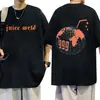 Camiseta Gráfica con Estampado de Rapper Juice Wrld para Hombre Hip Hop Retro