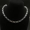 Collar de Acero de Titanio 2.5 mm*46 mm Cadena de Caja Sin Colgante Acero Inoxidable Recubierto al Vacío 18K Cadena Sencilla de Alta Gama